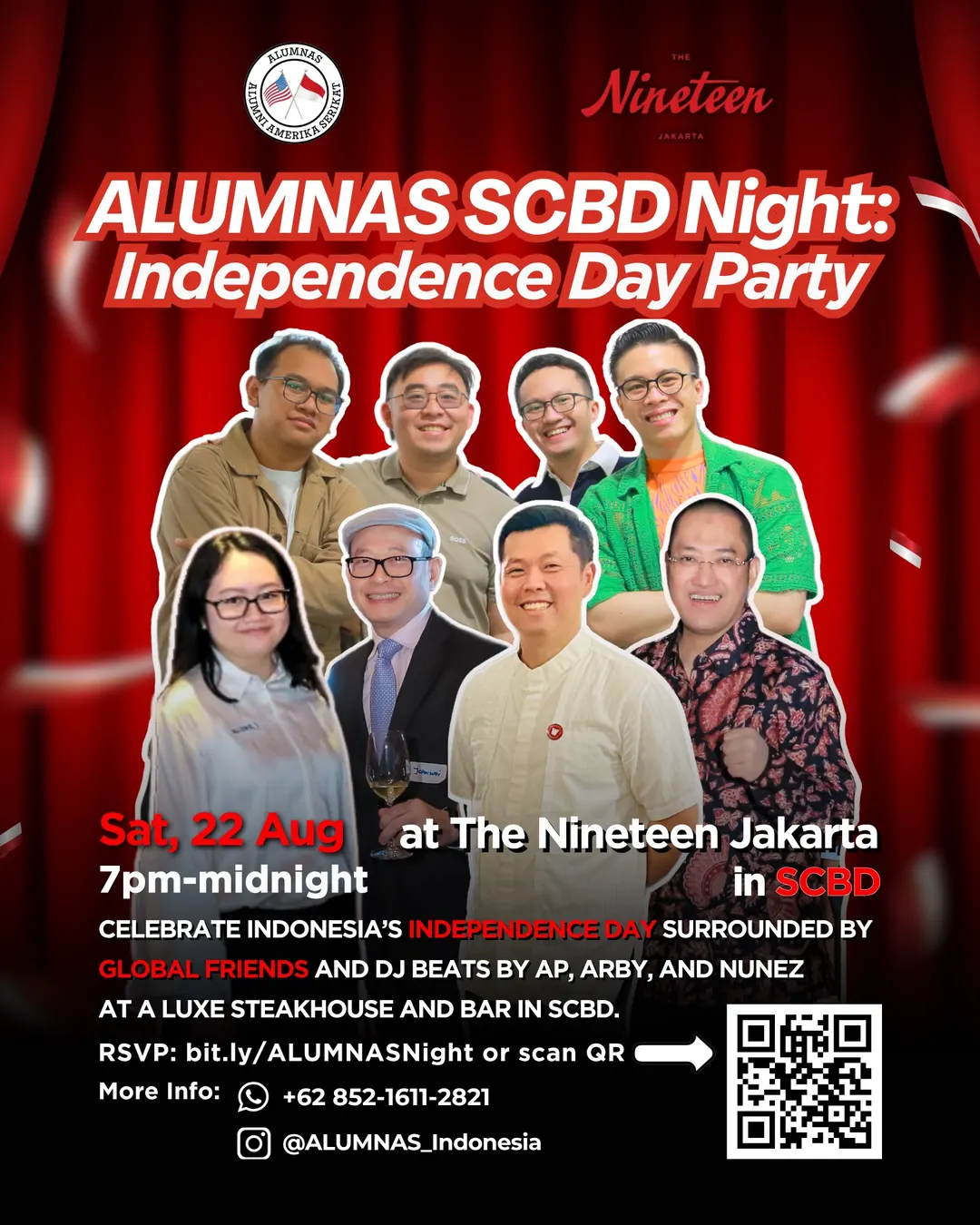 Announcement image: ALUMNAS SCBD Night: Independence Day Party